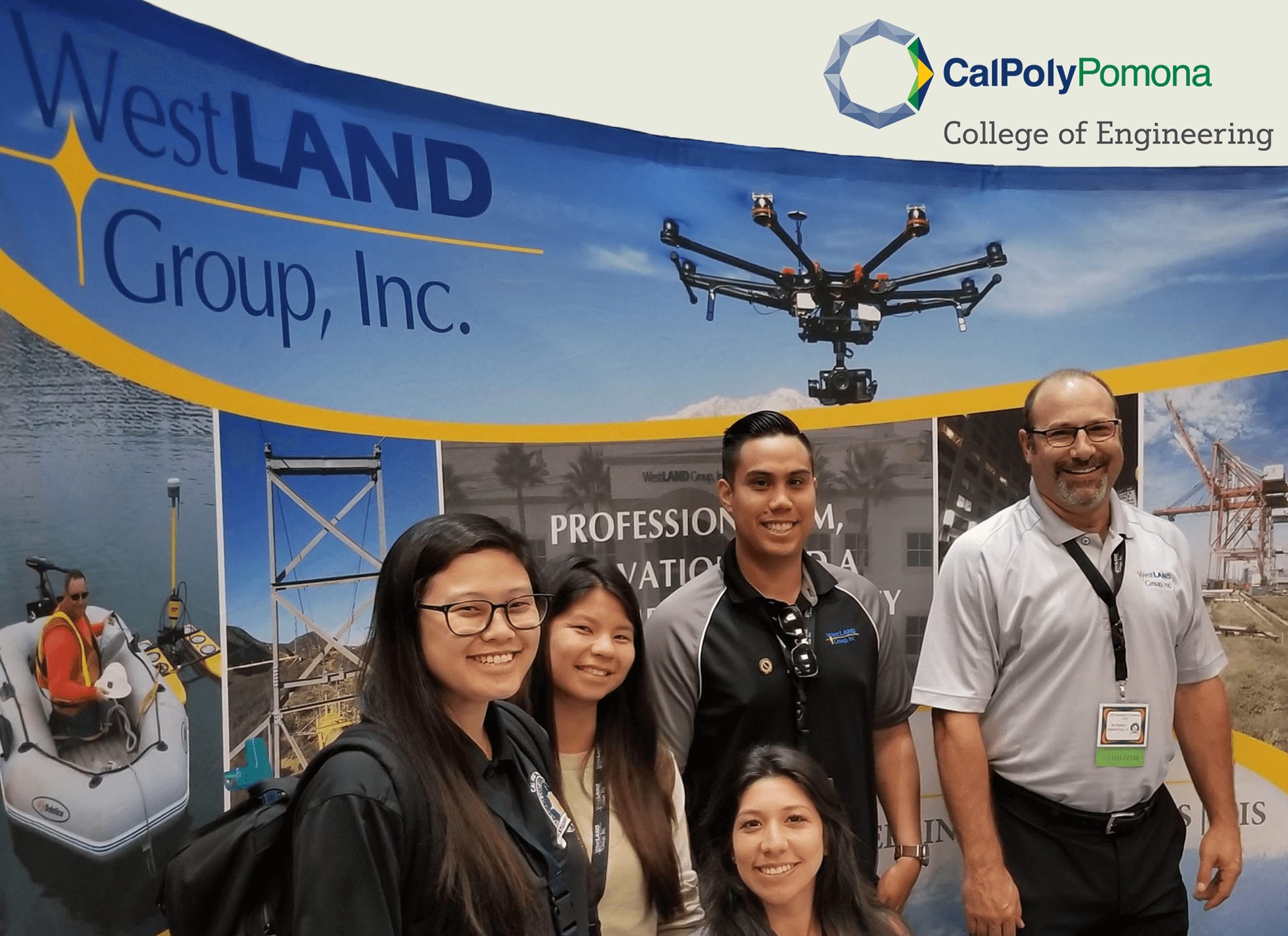 WestLAND's Group Cal Poly Geomatics Conference Image