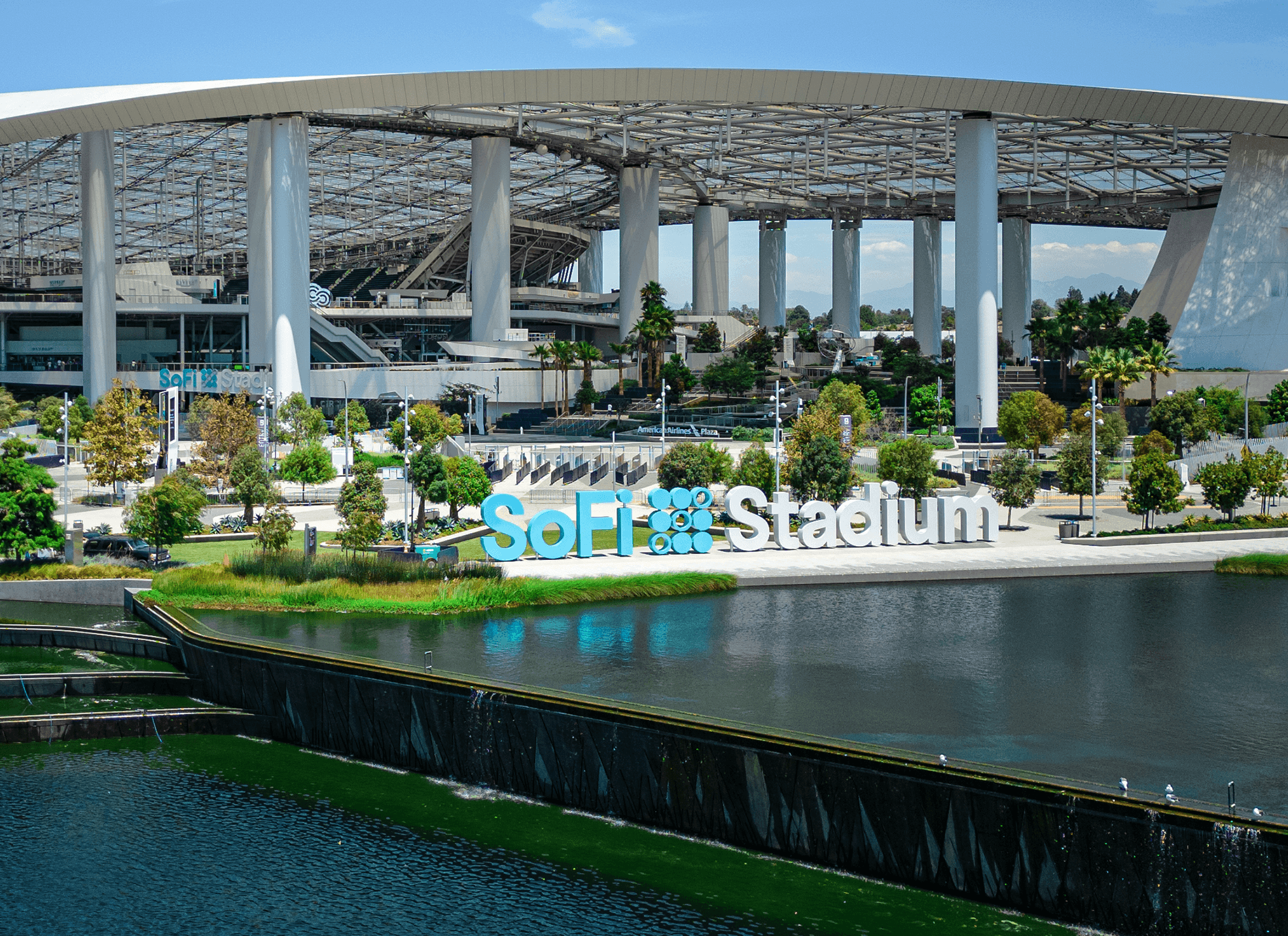 WestLAND's Group Entertainment Venue Image - Showing the SoFi Stadium.